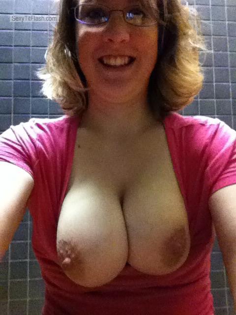 My Big Tits Topless Selfie by Justtits